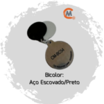 Bicolor Aluminio Escovado e Preto 600x400x1.3mm