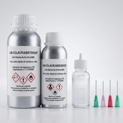 Cola Rapida de Acrílico e ABS (3D)