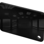 Acrílico Vazado Preto 3mm 600X400