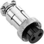 Ficha de Avião 2 Pinos Fêmea de