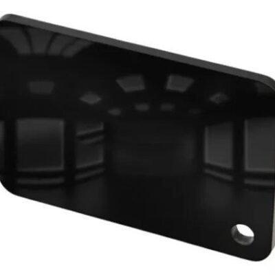 Acrílico Vazado Preto 2mm 600x400