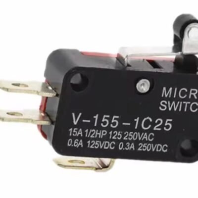 Microswitch c/ patilha + rolete