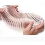 Tubo D150mm pu transparente  extracao de pó, fumo c/5m