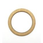 Conjunto de 12 argolas D195mm de MDF 3mm