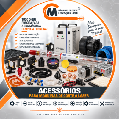 Acessórios para maquinas corte a laser