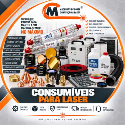 Consumíveis para laser